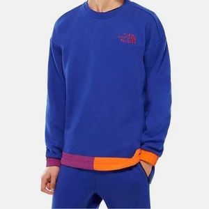 The North Face ‘92 Rage Fleece Crewneck Fleece Sweater, Aztec Blue (Men’s Large)